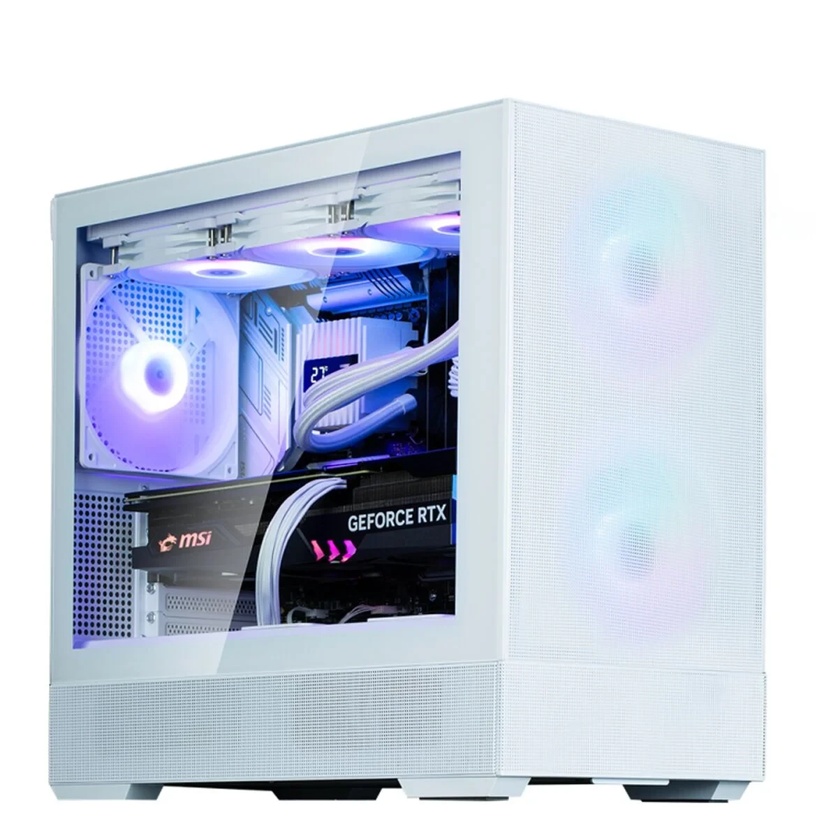Caja Semitorre Micro ATX / Mini ITX / ATX Zalman P30 AIR WHITE Blanco