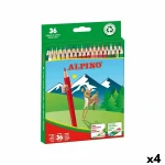 Lápices de colores Alpino Multicolor 36 Piezas (4 Unidades)