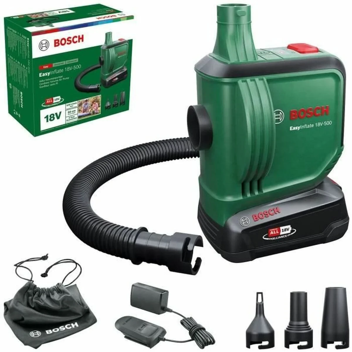 Compresor de Aire BOSCH EasyInflate 18V-500 18 V