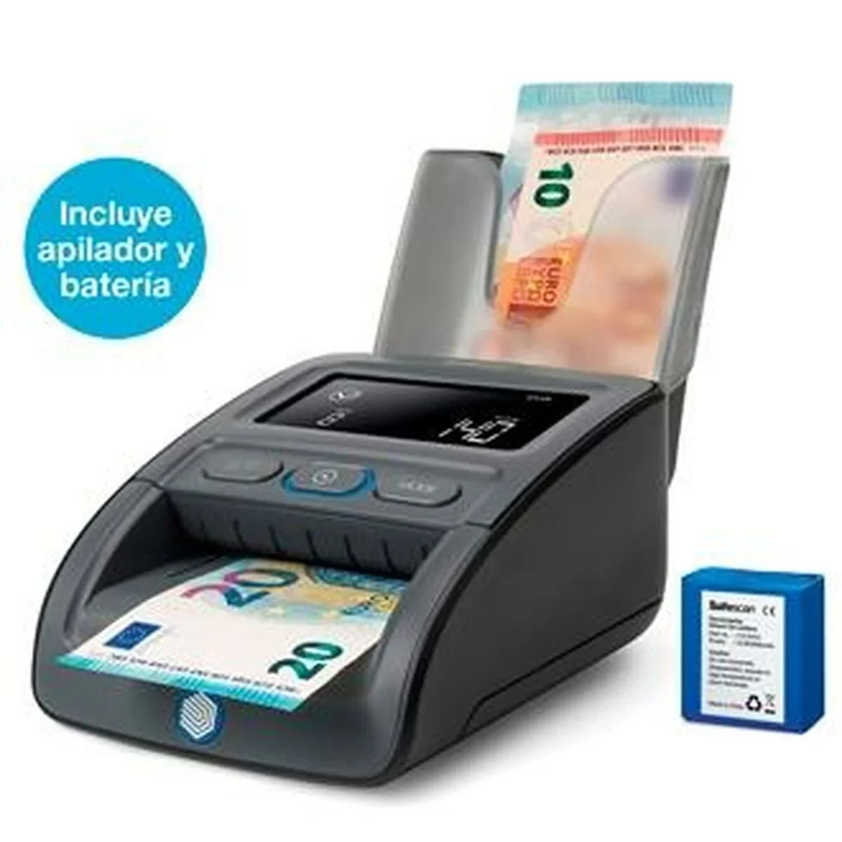 Detector de Billetes Falsos Safescan 155- S Negro