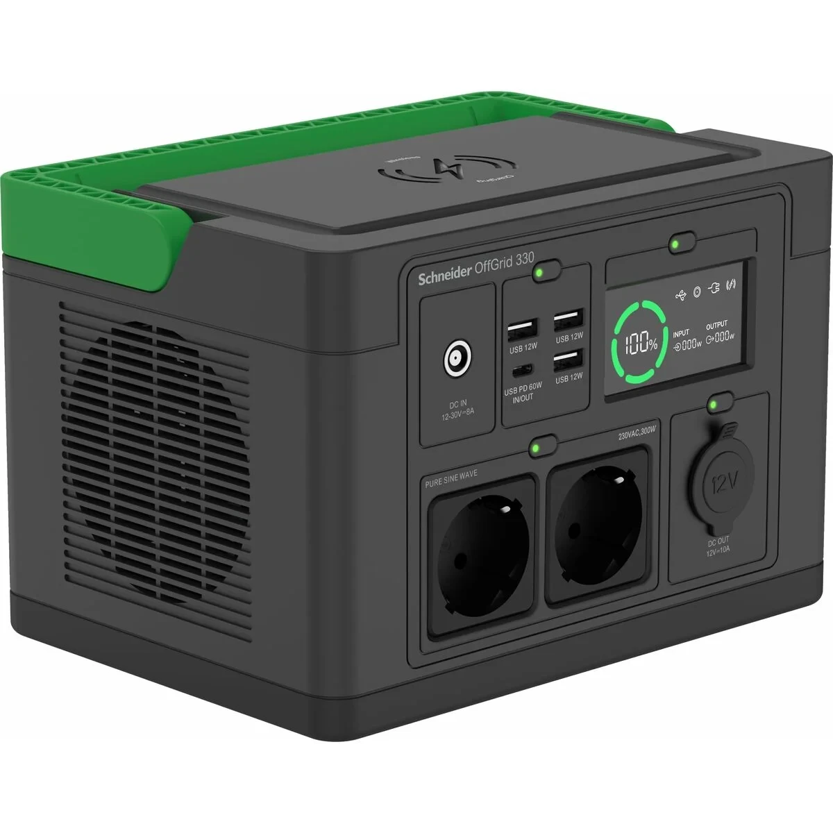 SAI Interactivo APC PPS730-GR Negro Verde 700 W