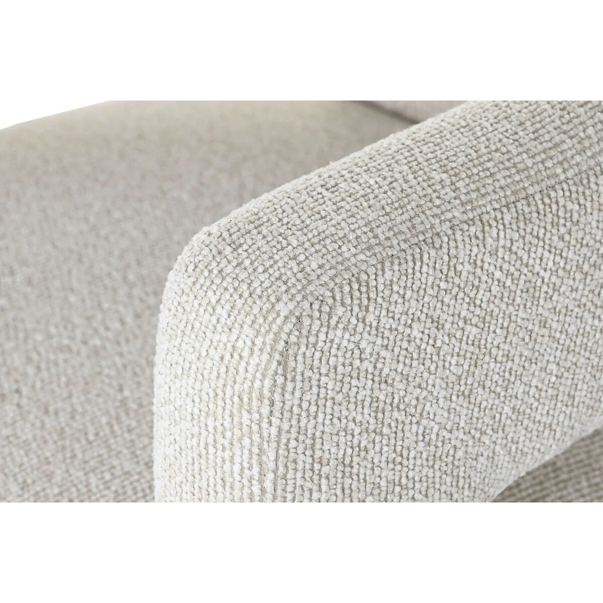 Butaca Home ESPRIT Blanco Poliéster Madera 67 X 61,5 X 67,5 CM