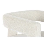 Butaca Home ESPRIT Blanco Poliéster Madera 67 X 61,5 X 67,5 CM