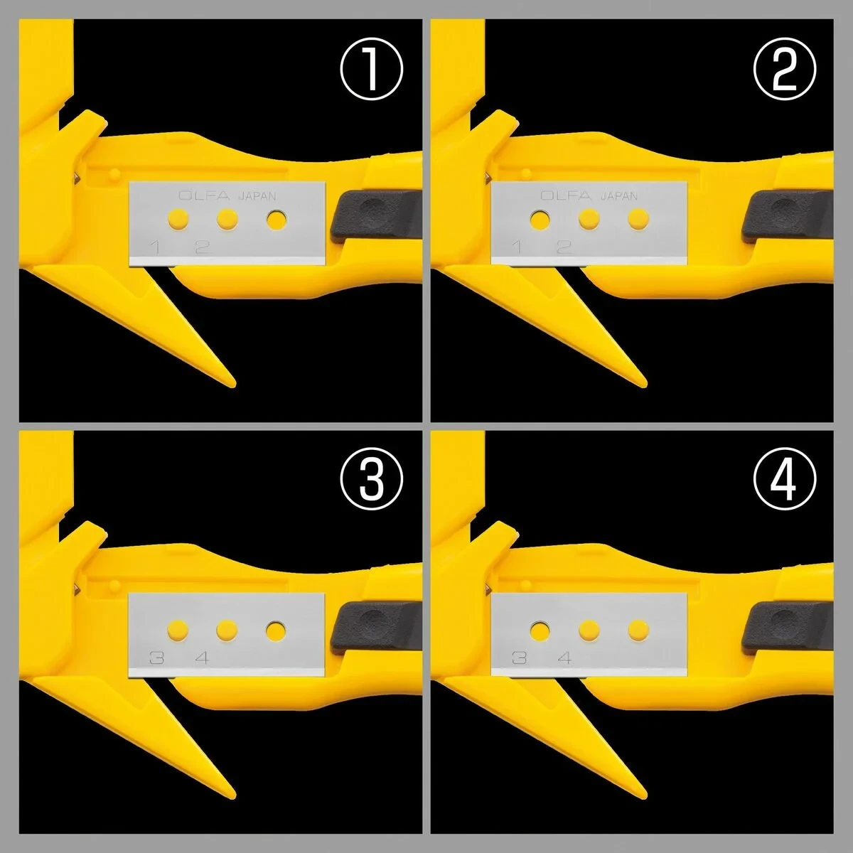 Cúter Olfa 17,8 X 0,4 MM Amarillo De seguridad