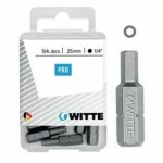 Juego de puntas WITTE Hex Hexagonal 10 Unidades