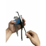 Juego de Llaves Allen WITTE 1,5-2-2,5-3-4-5-6-8-10 mm Hexagonal Juego de Llaves Allen 9 Piezas