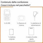 Smartphone Gigaset GL395 2,2" 32 MB RAM Negro