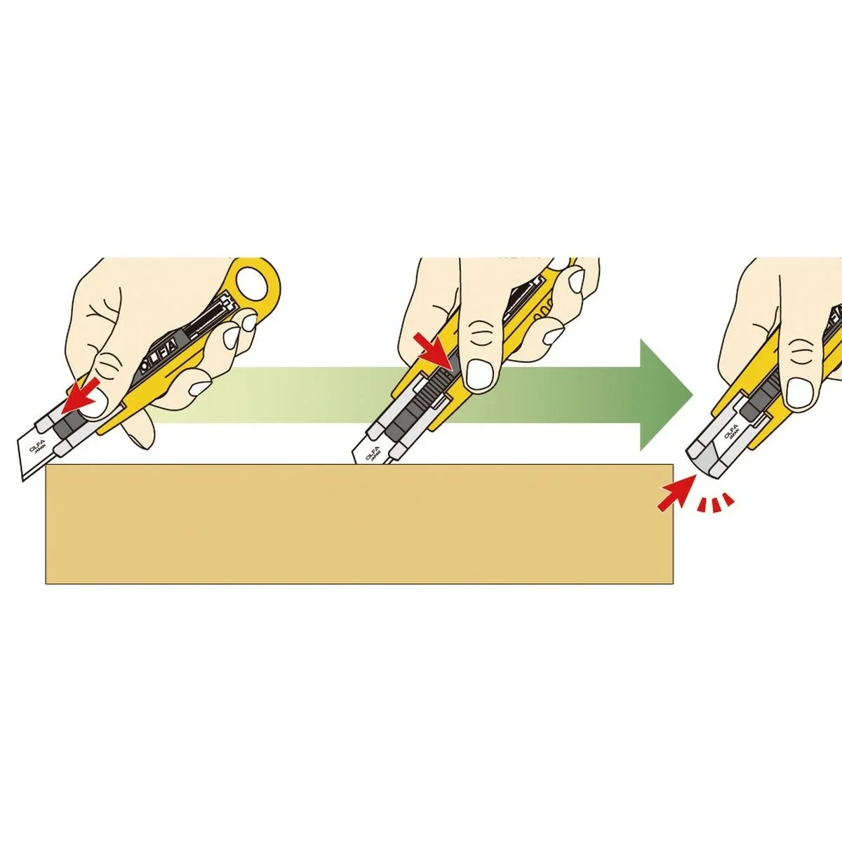 Cúter Olfa 17,5 X 0,6 MM Negro Acero De seguridad