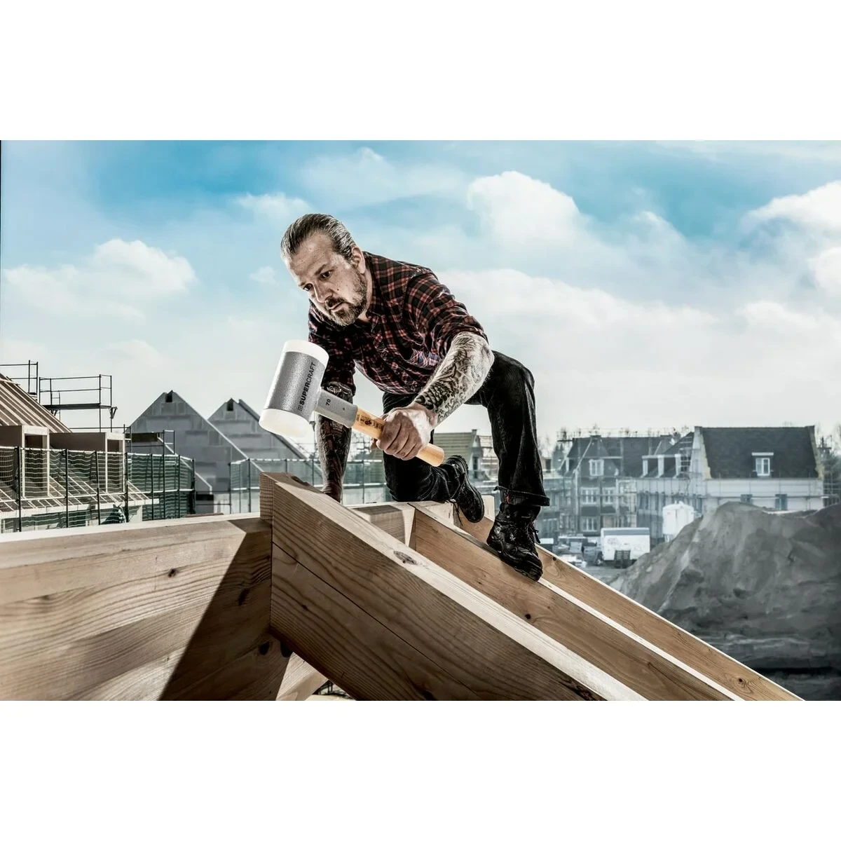 Maza de Goma Halder Supercraft Anti rebote