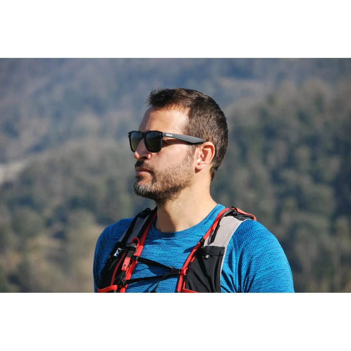 Gafas de Sol Unisex Eagle WAVE Negro Espejo