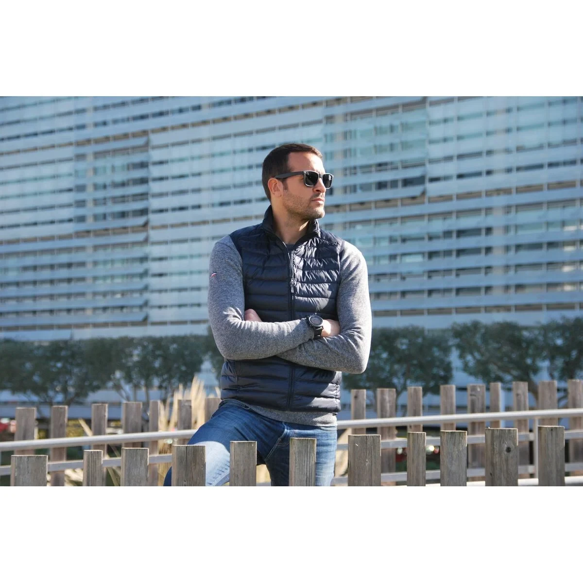 Gafas de Sol Unisex Eagle WAVE Negro Espejo