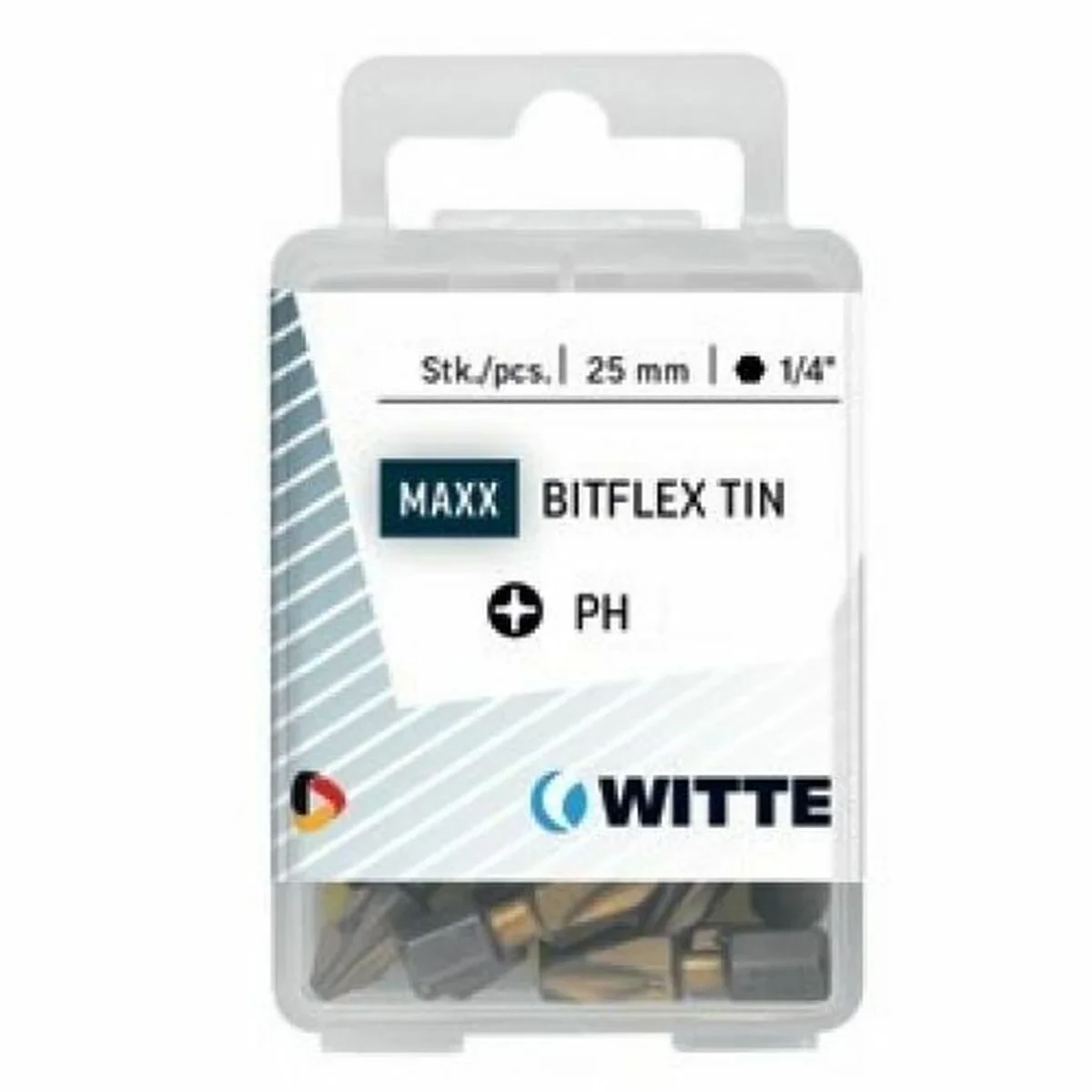 Juego de puntas WITTE PH 1 BITFLEX TIN PH1 5 Unidades