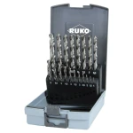 Set de brocas RUKO 9 mm 13 mm 10 mm 6 mm 3 mm 7 mm 12 mm 5 mm 4 mm 2 mm 8 mm 1,5 mm 2,5 mm 3,5 mm 4,5 mm 5,5 mm 1 mm 11 mm 8,5 m