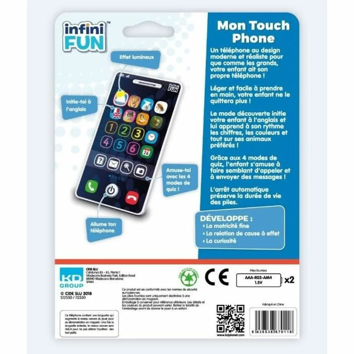 Teléfono de Juguete InfiniFUN