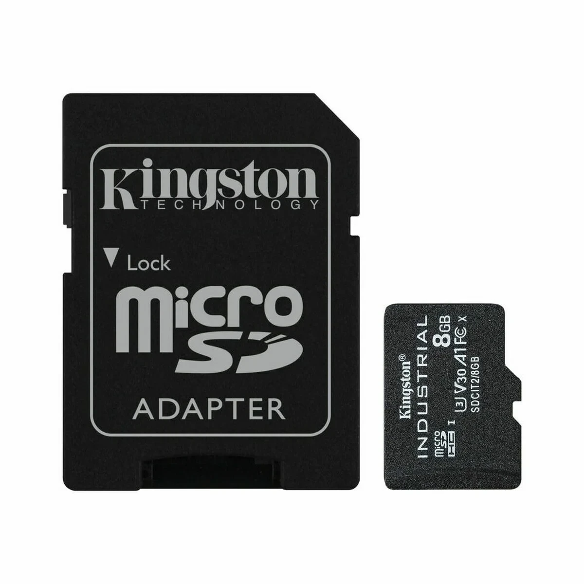 Tarjeta de Memoria Micro SD con Adaptador Kingston Industrial