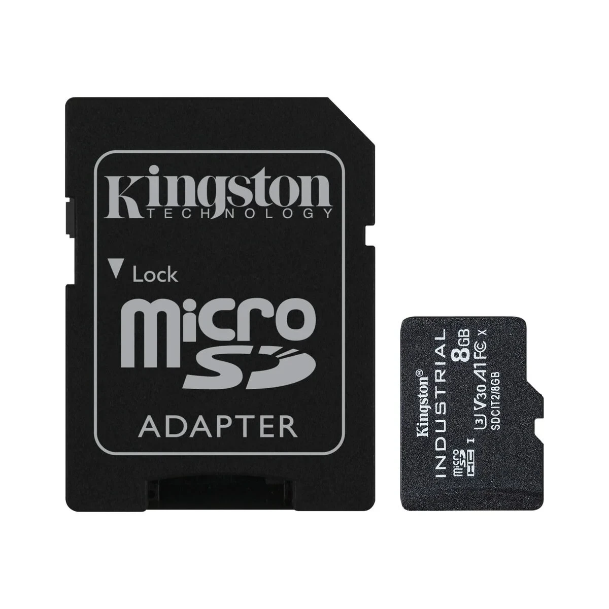 Tarjeta de Memoria Micro SD con Adaptador Kingston Industrial