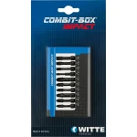 Juego de puntas WITTE COMBIT-BOX PH1 PH2 PZ1 PZ2 TX PH3 PZ3 10 Piezas (10 Unidades)