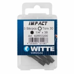 Juego de puntas WITTE Torx TX 20 3 Unidades 3 Piezas