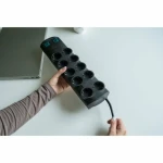 Regleta 10 Tomas Schuko Brennenstuhl Primera-Line 3600 W (2 m)