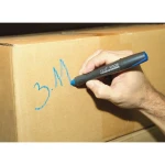 Marcador Pica Permanente Azul Industrial