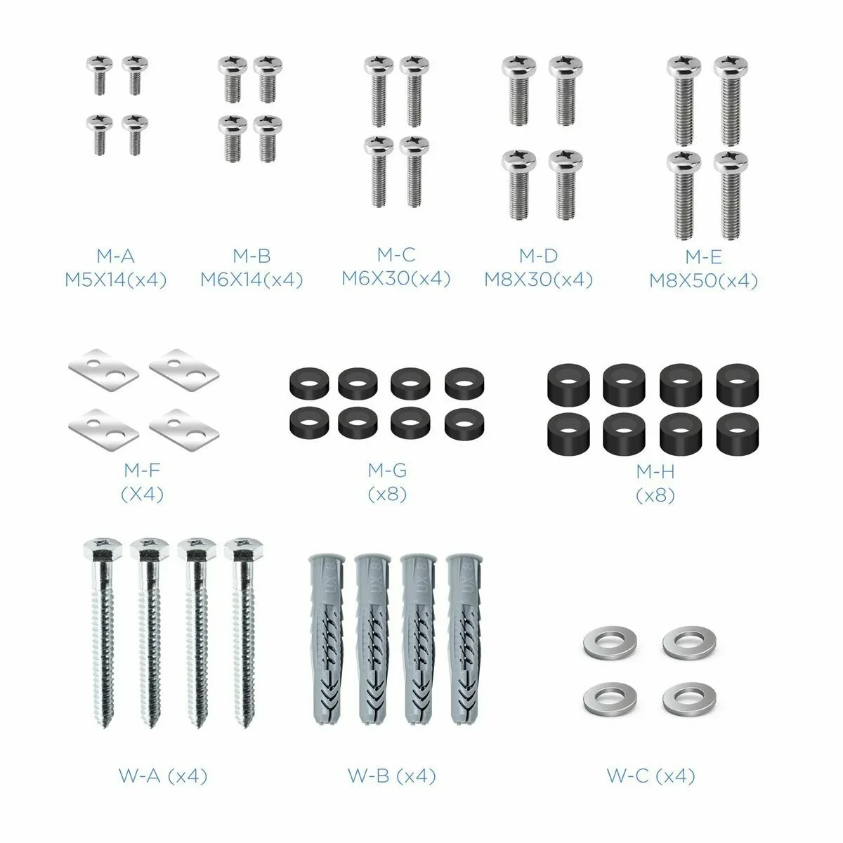 Soporte de Pared TooQ FS2290HM-B 100" 100 kg 55"
