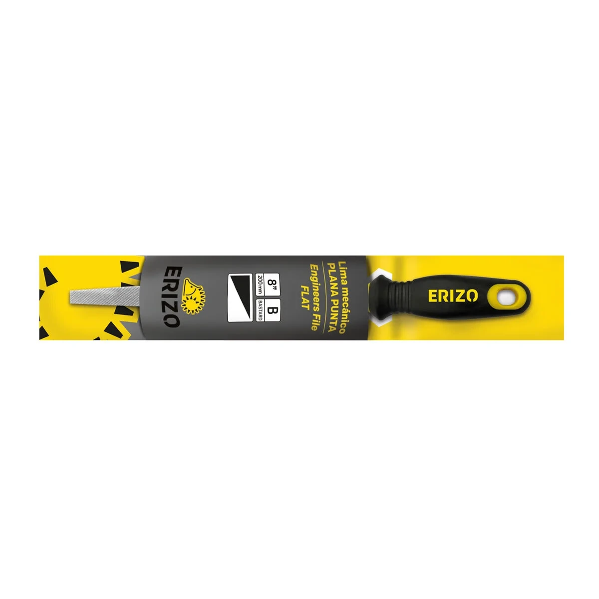 Lima Plana ERIZO 8" Fina Plana Punta fina