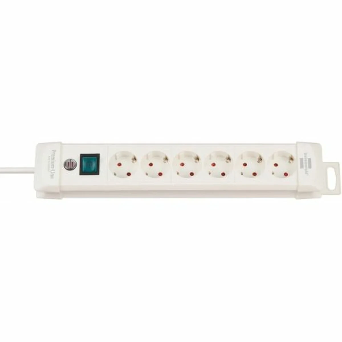 Regleta Enchufes 6 Tomas con Interruptor Brennenstuhl Premium-Line 3600 W (3 m)