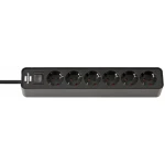 Regleta Enchufes 6 Tomas con Interruptor Brennenstuhl 1153260000 3600 W (1,5 m)