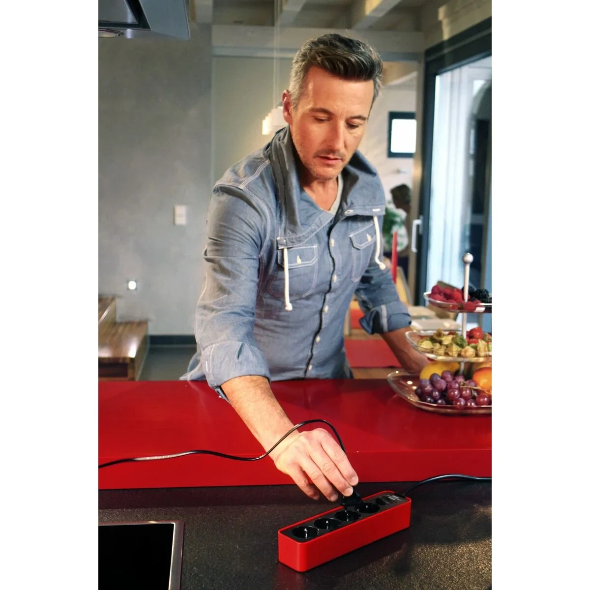 Regleta Enchufes 4 Tomas con interruptor Brennenstuhl 1153240070 3600 W (1,5 m)