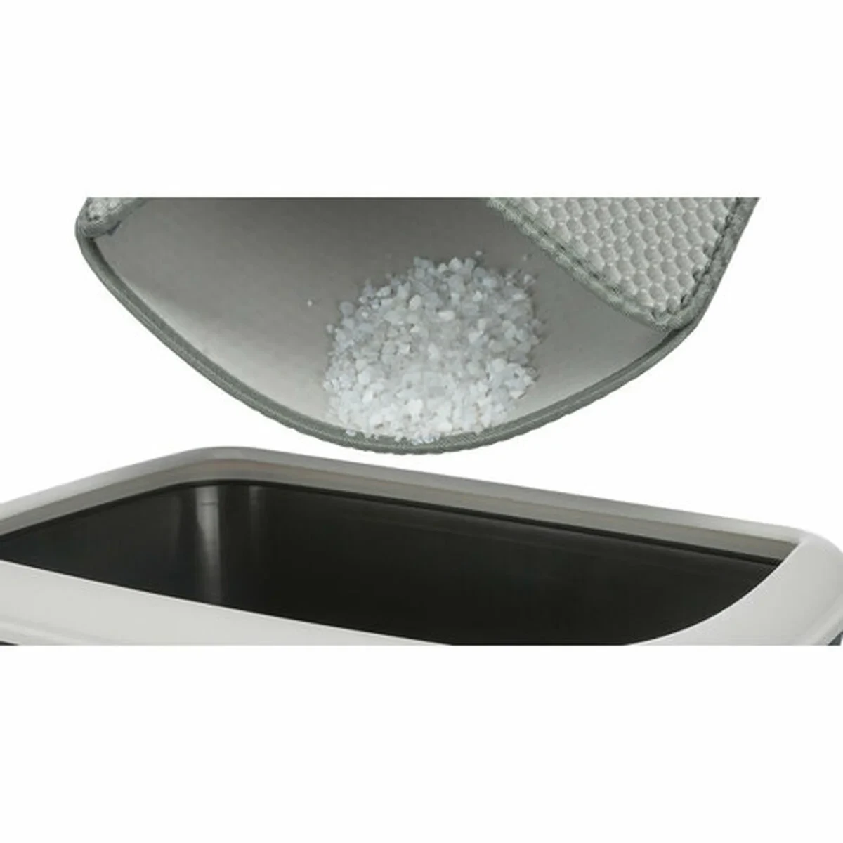 Alfombra para Arenero de Gatos Trixie Gris Goma Eva 40 × 55 cm