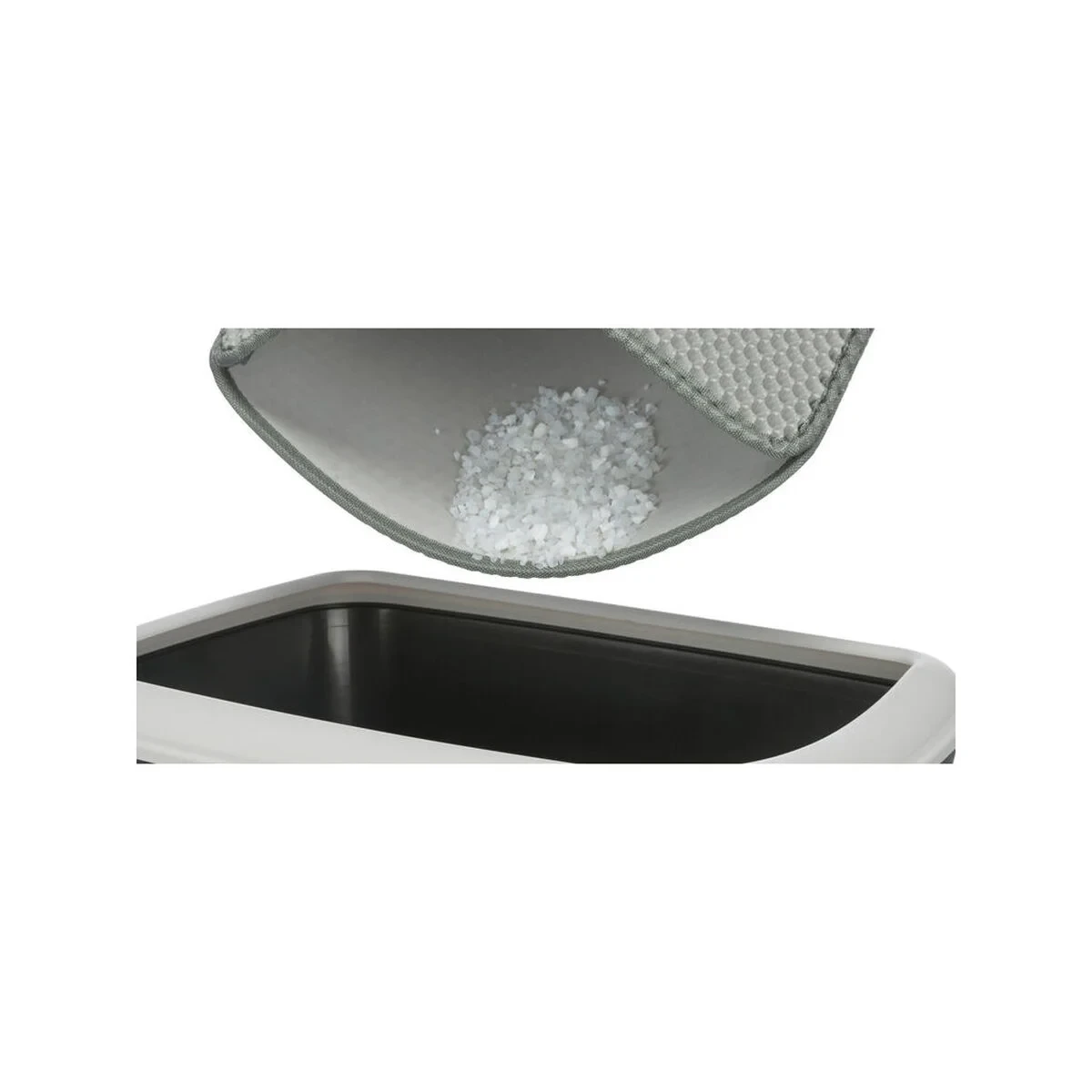 Alfombra para Arenero de Gatos Trixie Gris Goma Eva 40 × 55 cm