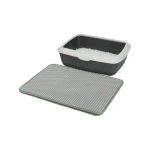 Alfombra para Arenero de Gatos Trixie Gris Goma Eva 40 × 70 cm