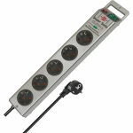 Regleta Enchufes 5 Tomas con Interruptor Brennenstuhl Super-Solid 3600 W (2,5 m)