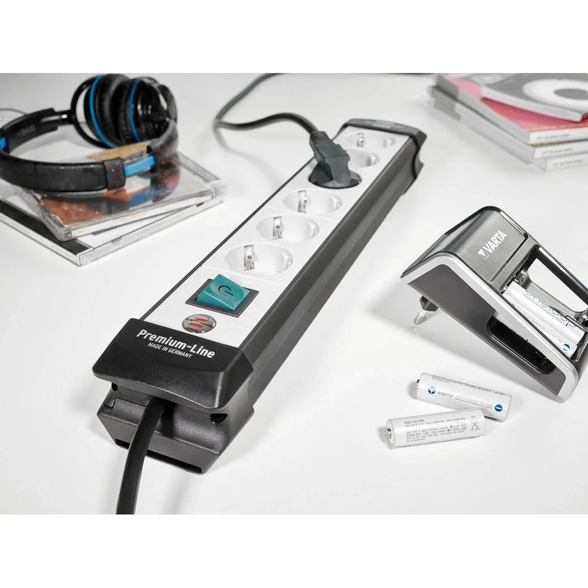 Regleta Enchufes 6 Tomas con Interruptor Brennenstuhl Premium-Line 3600 W (3 m)