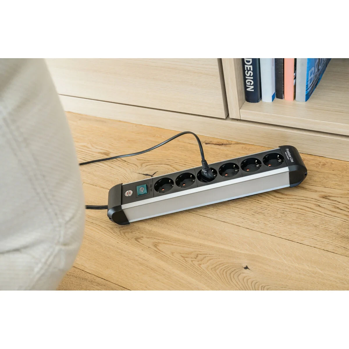 Regleta Enchufes 6 Tomas con Interruptor Brennenstuhl Premium-Alu-Line 3500 W (3 m)