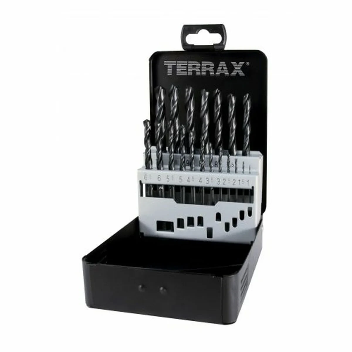 Set de brocas TERRAX Estuche DIN 338 25 Piezas 19 piezas (25 Unidades)