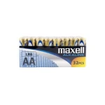 Pilas Alcalinas Maxell LR06 1,5 V (32 Piezas) (8 Unidades)