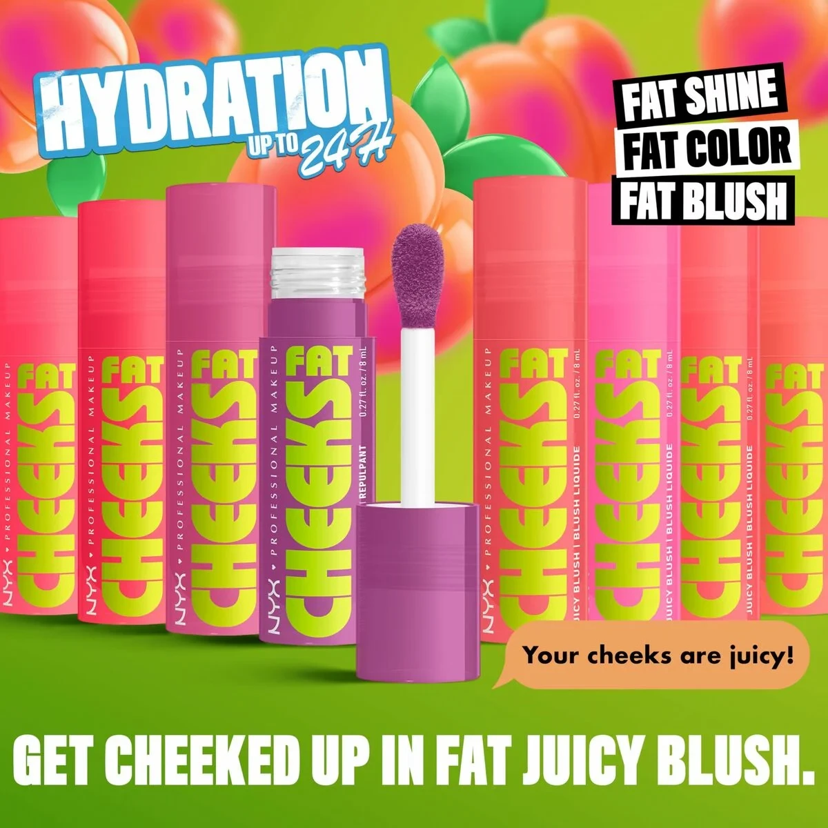 Set de Maquillaje NYX FAT CHEEKS