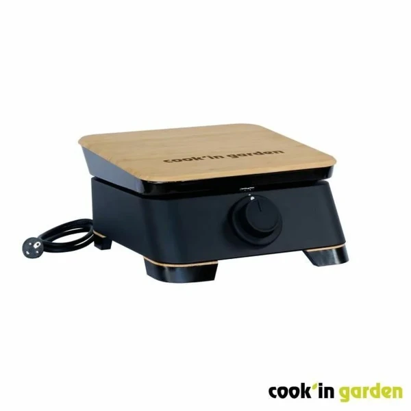 Plancha de Cocina Cook'in Garden DUNE 40 Negro
