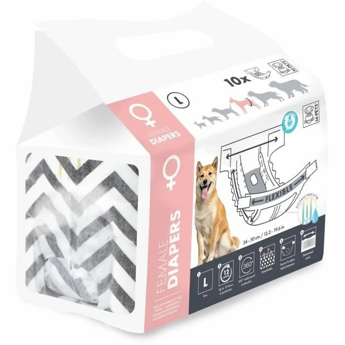 Pañales MPETS 10 Unidades