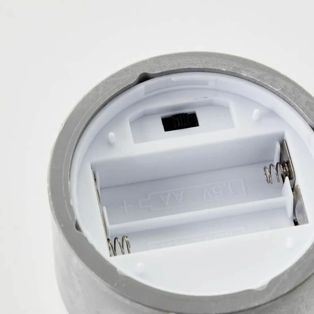 Vela LED Brilliant Gris Plástico