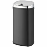 Cubo de basura Kitchen Move Negro Metal Acero Inoxidable 42 L
