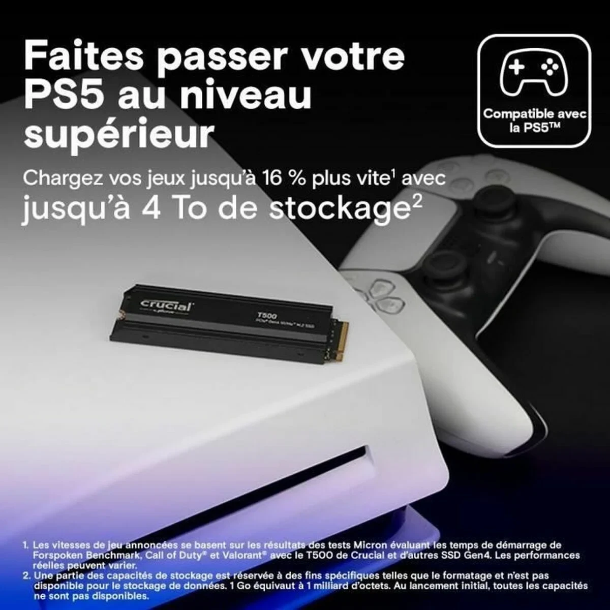 Disco Duro Crucial CT4000T500SSD5 4 TB SSD