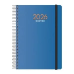 Agenda DOHE SYNCRO Azul 1/4 15 x 21 cm 2026 (20 Unidades)