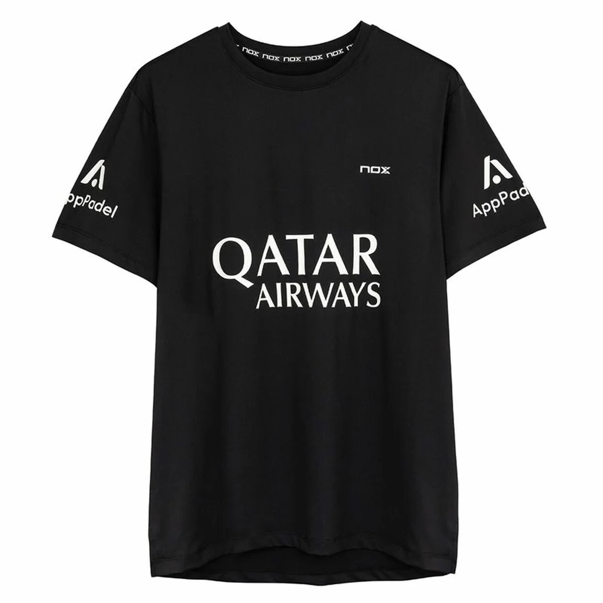 Camiseta de Manga Corta Hombre Nox Sponsorts AT10 Negro