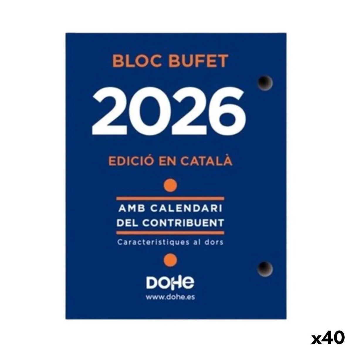 Agenda DOHE Bufete 8,5 x 11 cm 2026 (40 unidades)