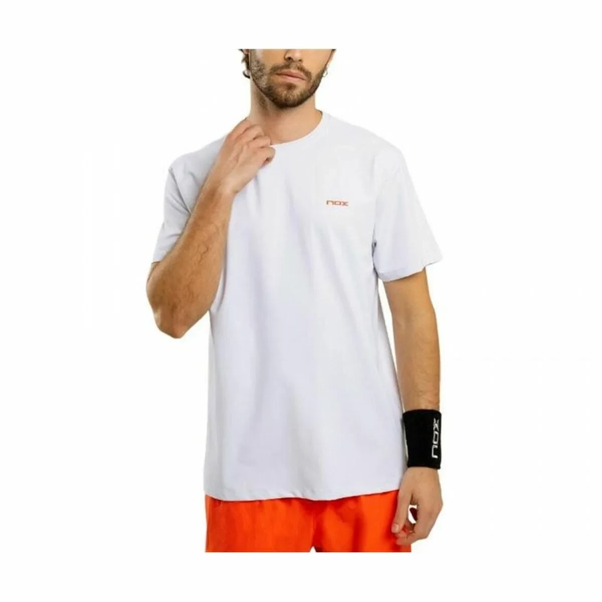 Camiseta de Manga Corta Hombre Nox Team Regular Blanco