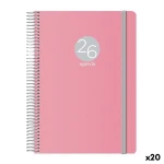 Agenda DOHE MEMPHIS Rosa 1/4 15 x 21 cm 2026 (20 Unidades)