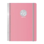 Agenda DOHE MEMPHIS Rosa 1/4 15 x 21 cm 2026 (20 Unidades)