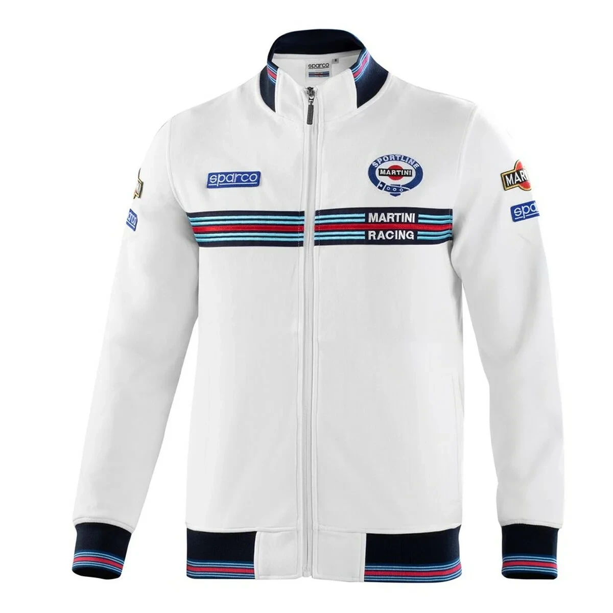 Sudadera con Capucha Sparco S01278MRBI0XS Blanco XS